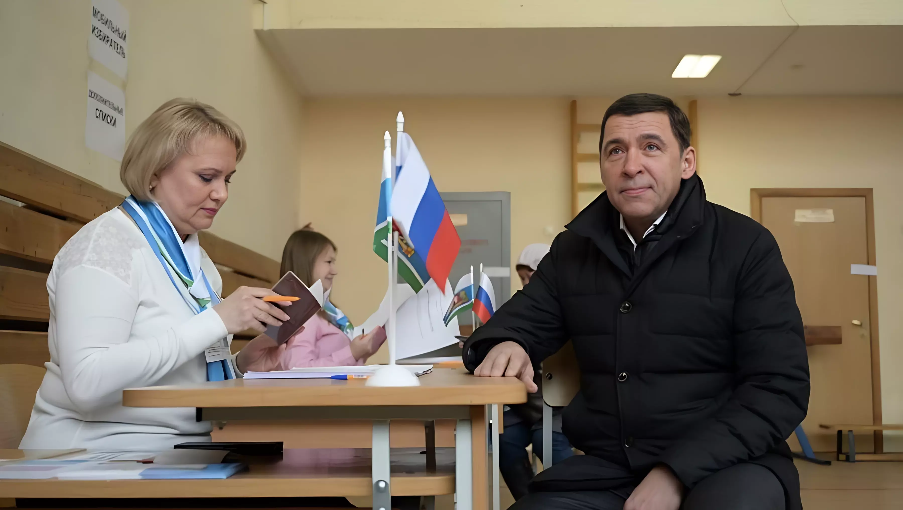 Губернатор Свердловской области Евгений Куйвашев проголосовал на выборах президента